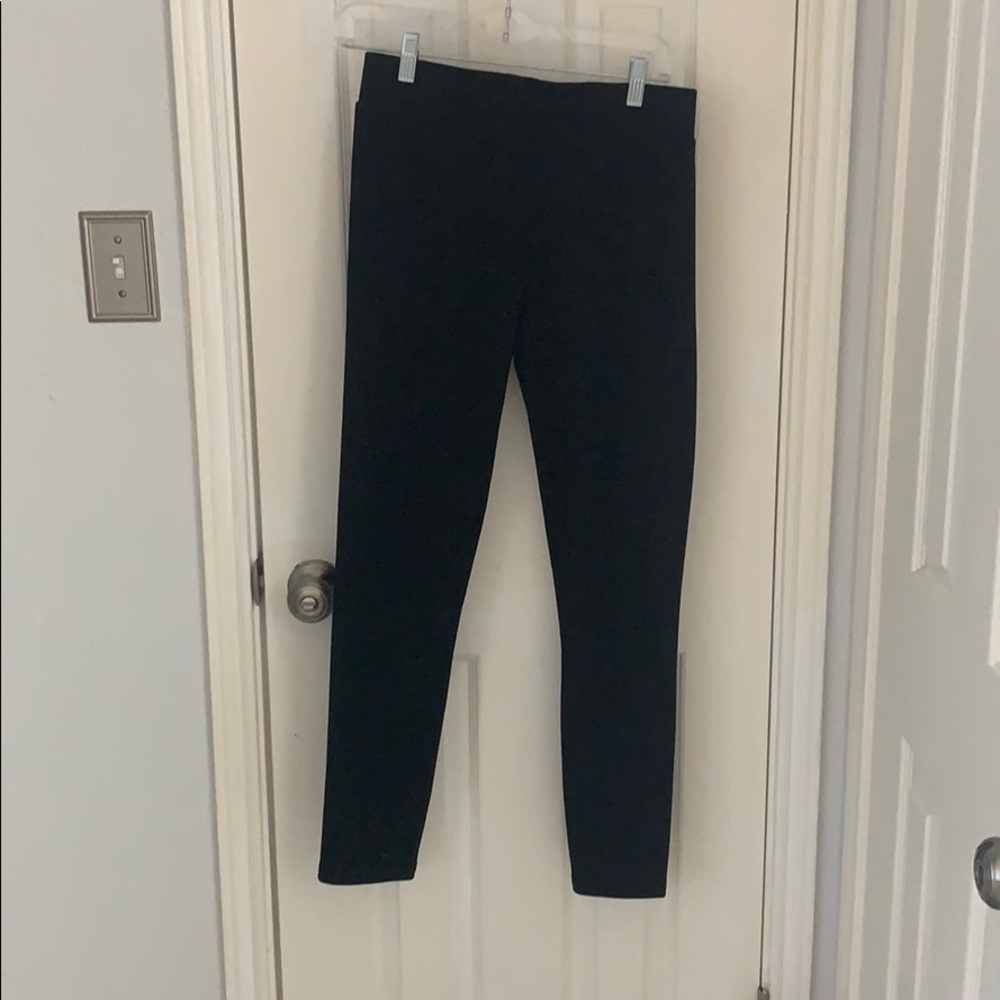 BCBG black ankle leggings - can be dressed up
